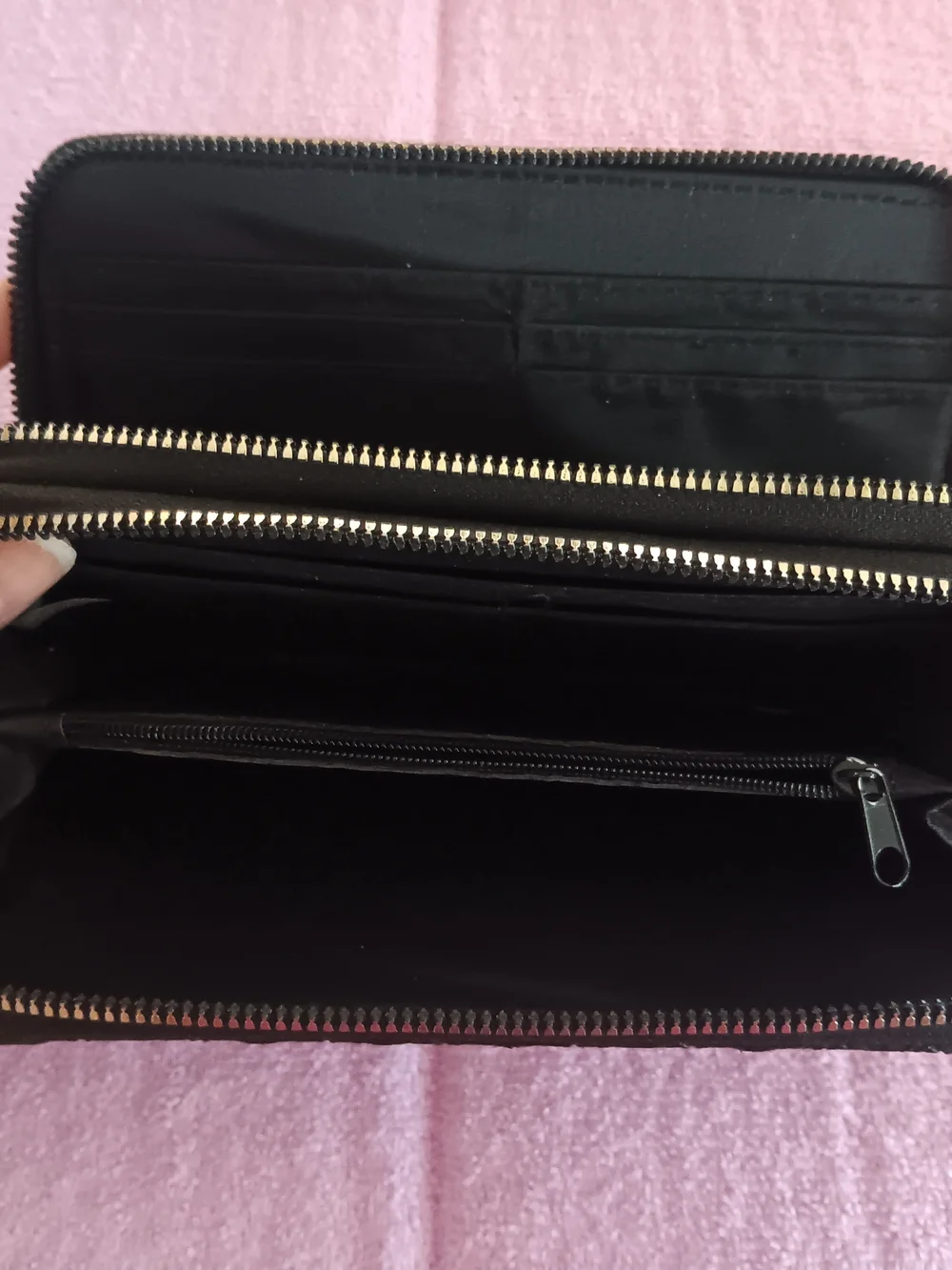 Rampage Black Embossed Logo Wallet